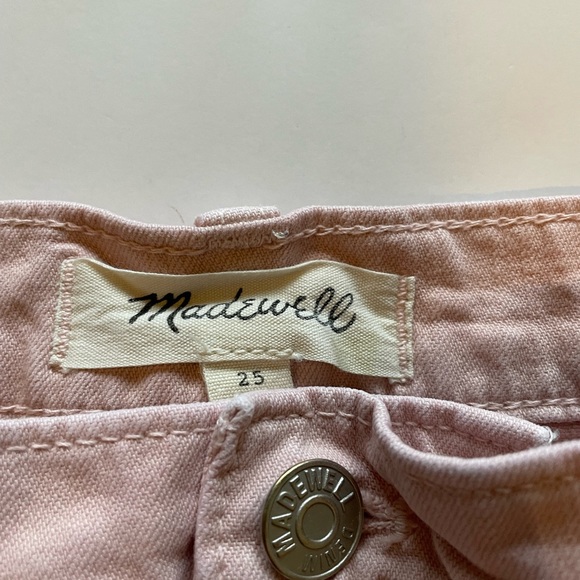 Madewell Straight Leg Jeans in Blush Pink - Picture 6 of 9
